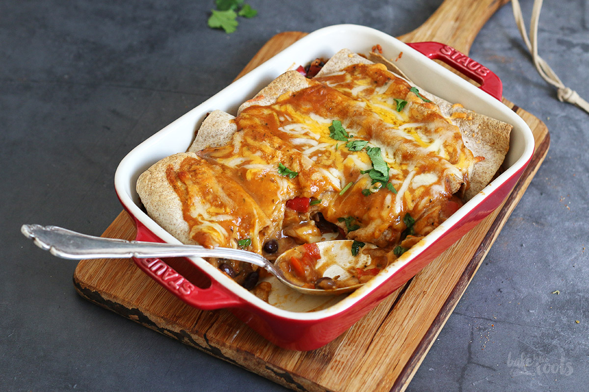 Chicken Enchiladas | Bake to the roots