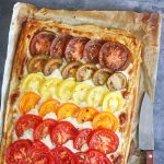 Ombre Tomaten Tarte mit Gorzonzola & Mascarpone | Bake to the roots