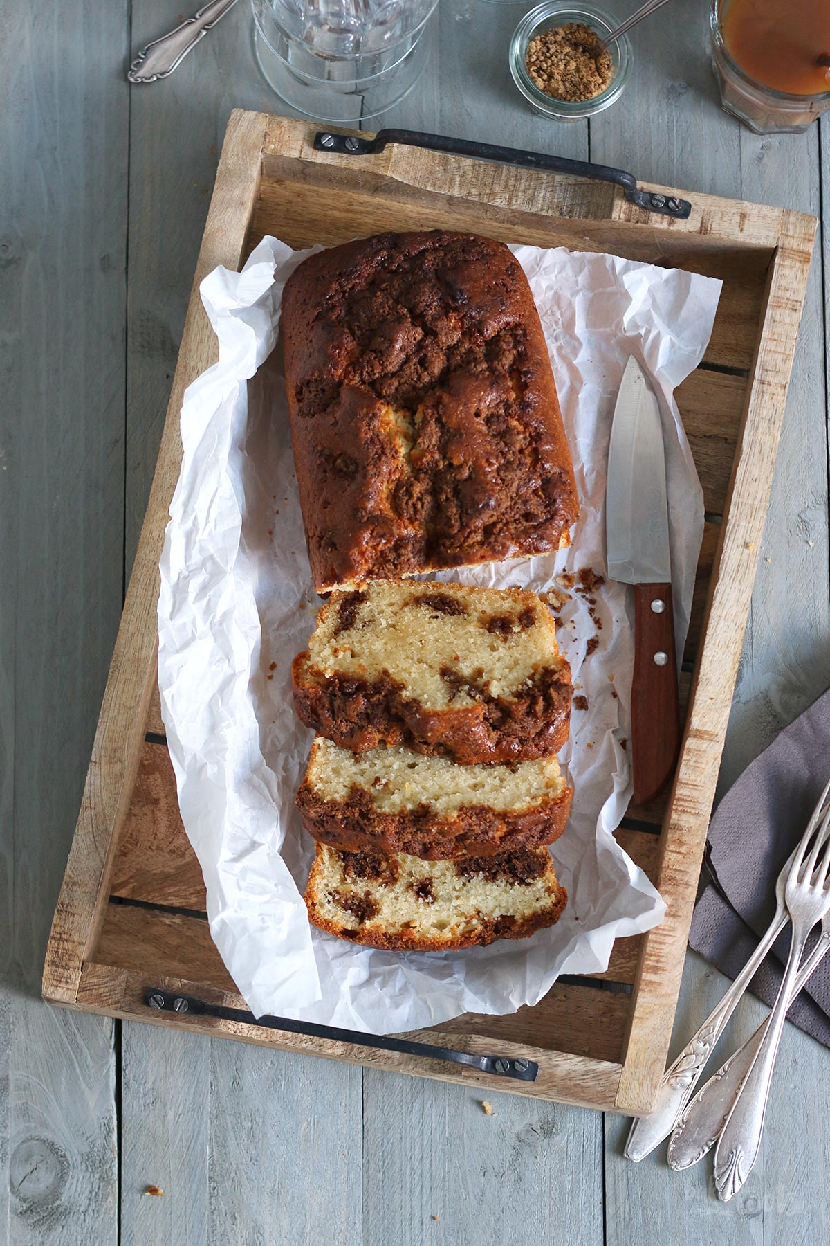 Easy Cinnamon Streusel Loaf Cake | Bake to the roots