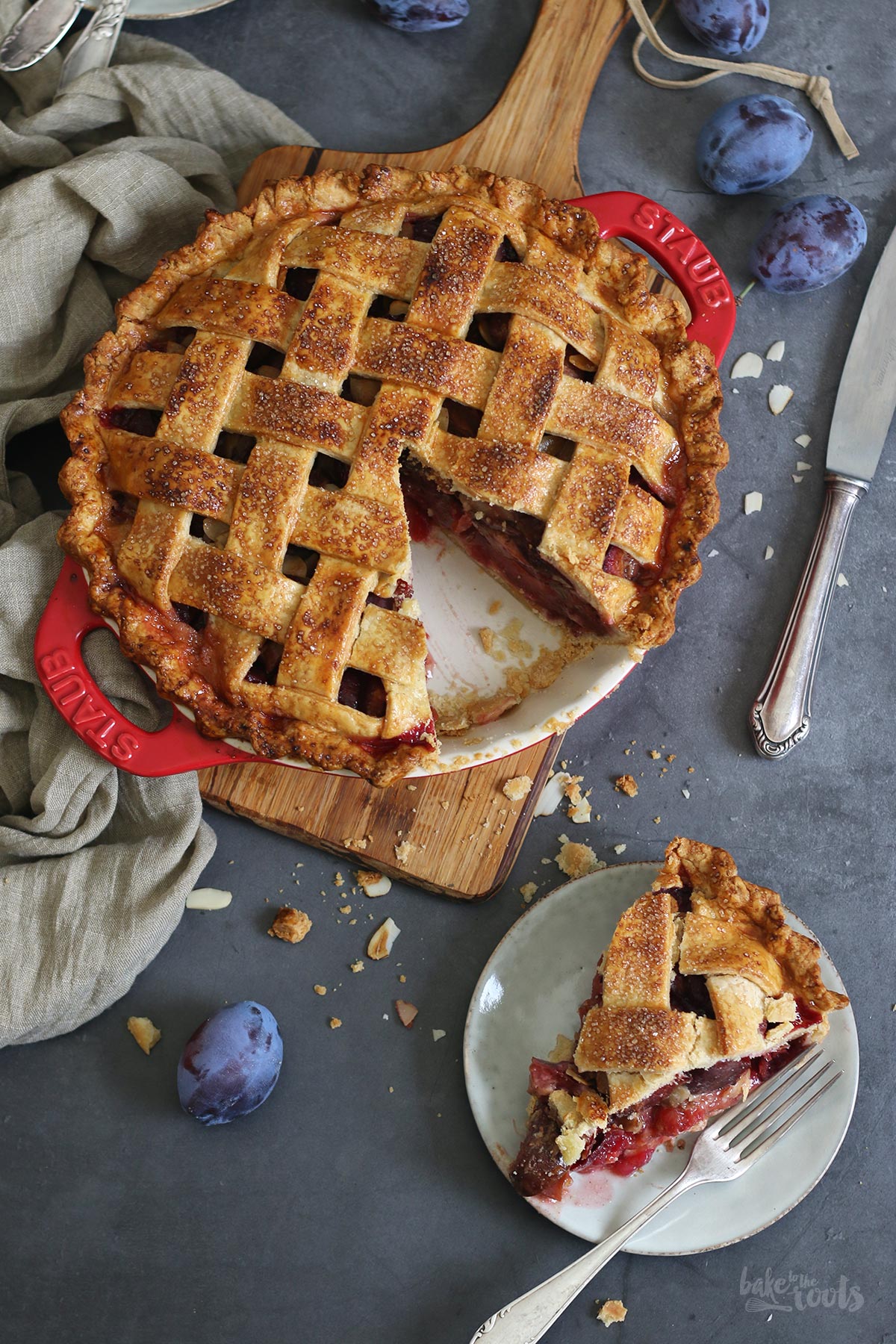Damson Plum Pie | Bake to the roots