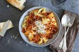 Slow Braised Beef Pasta | Bake to the roots