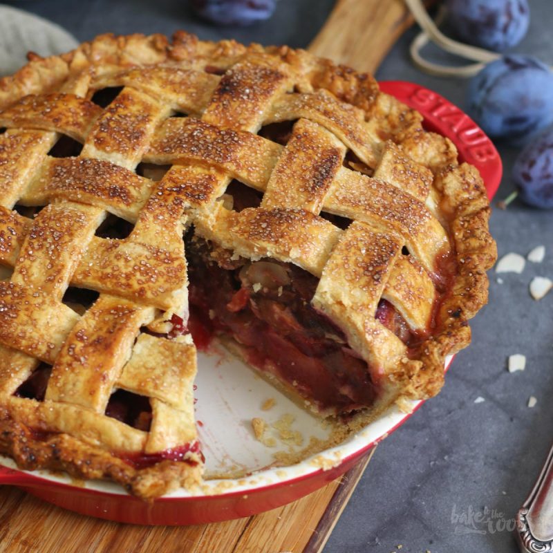Einfacher Zwetschgen Pie | Bake to the roots