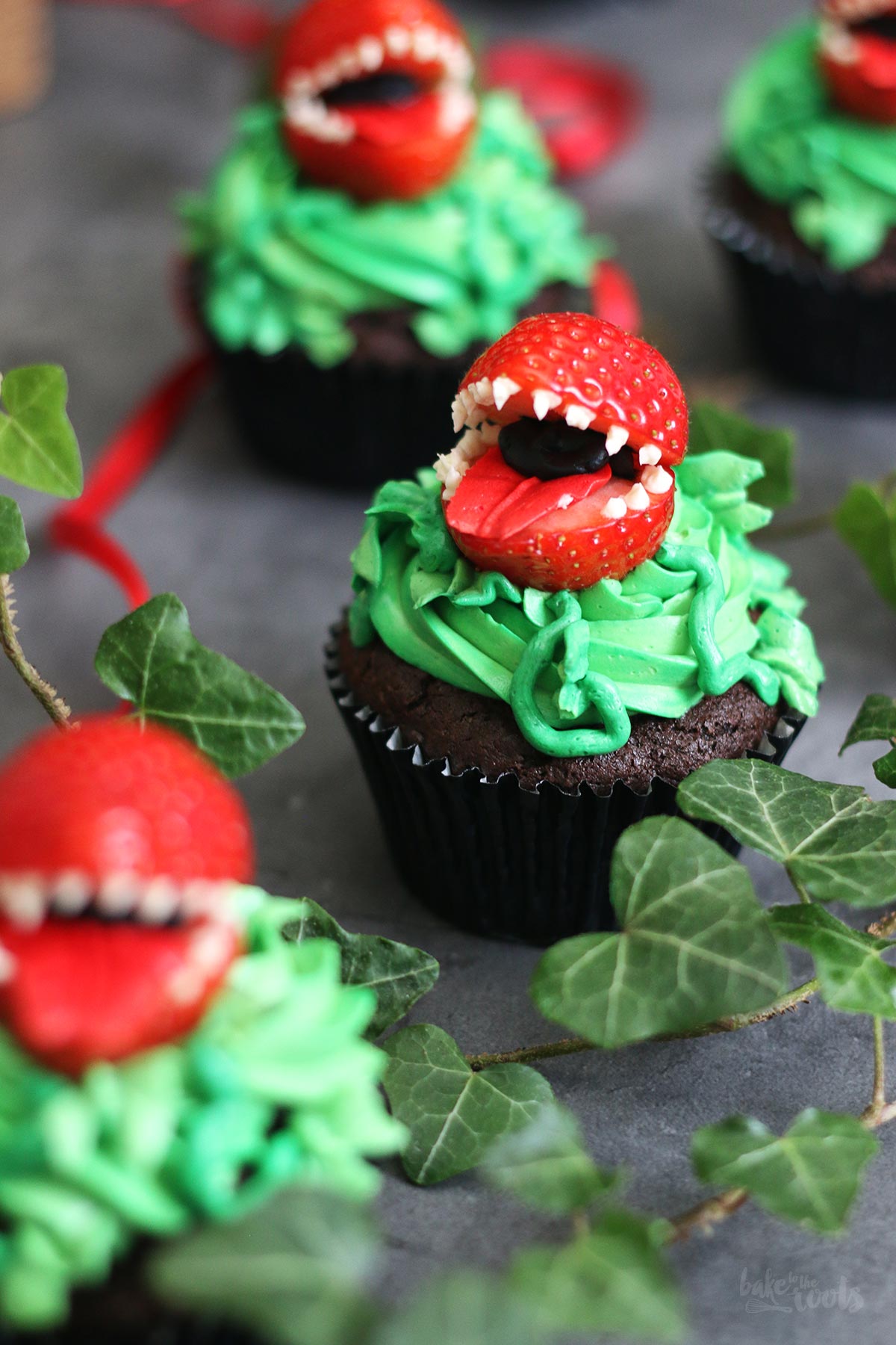 Audrey II Cupcakes – Little Shop of Horrors for Halloween