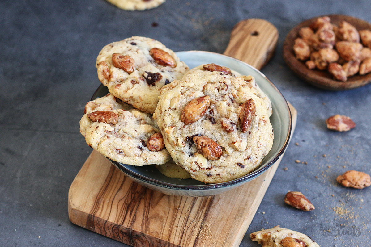 Gebrannte Mandeln Chocolate Chip Cookies | Bake to the roots