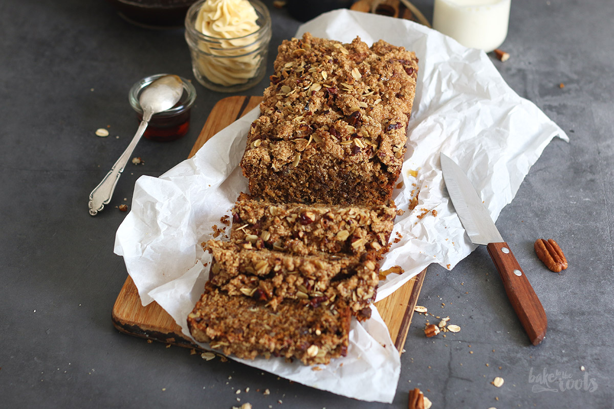Pumpkin Pecan Bread with Whipped Maple Butter | Bake to the roots
