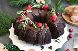 Lebkuchen Schokolade Gugelhupf Adventskranz | Bake to the roots