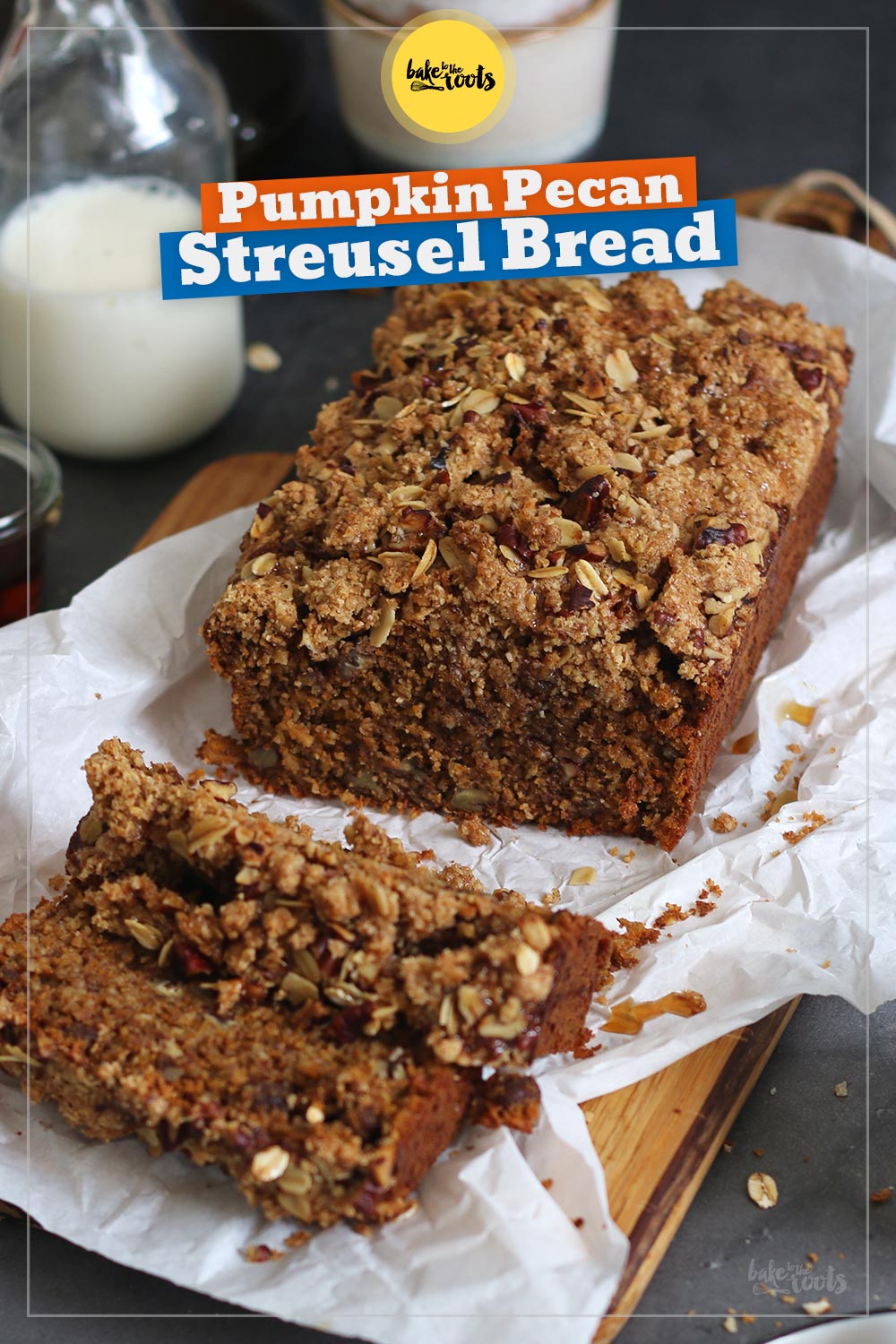 Pumpkin Pecan Bread with Whipped Maple Butter | Bake to the roots