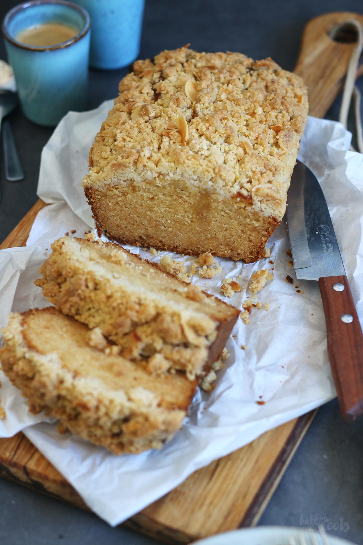 Einfacher Marzipan Streuselkuchen | Bake to the roots