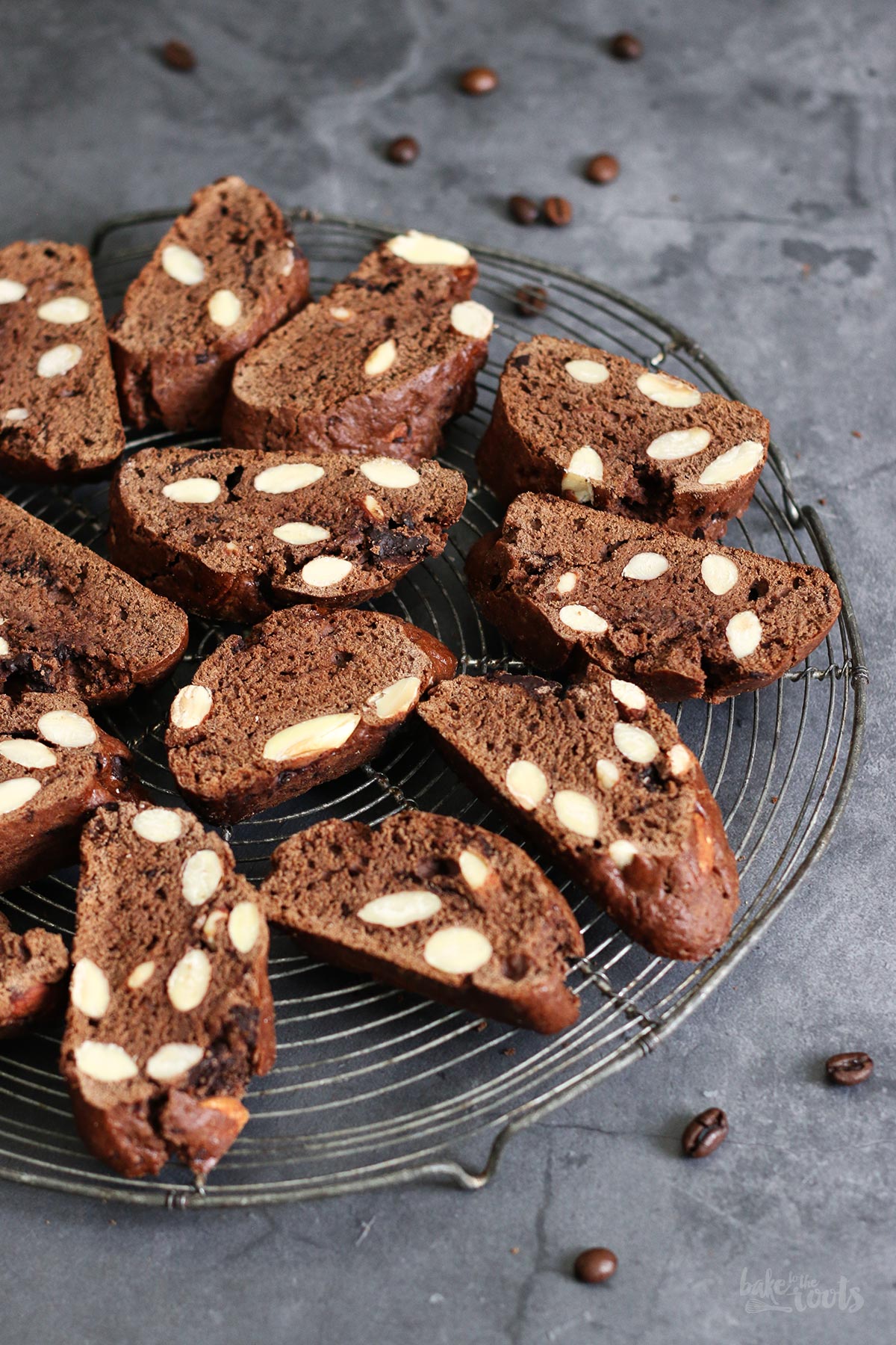 Espresso Chocolate Cantuccini | Bake to the roots