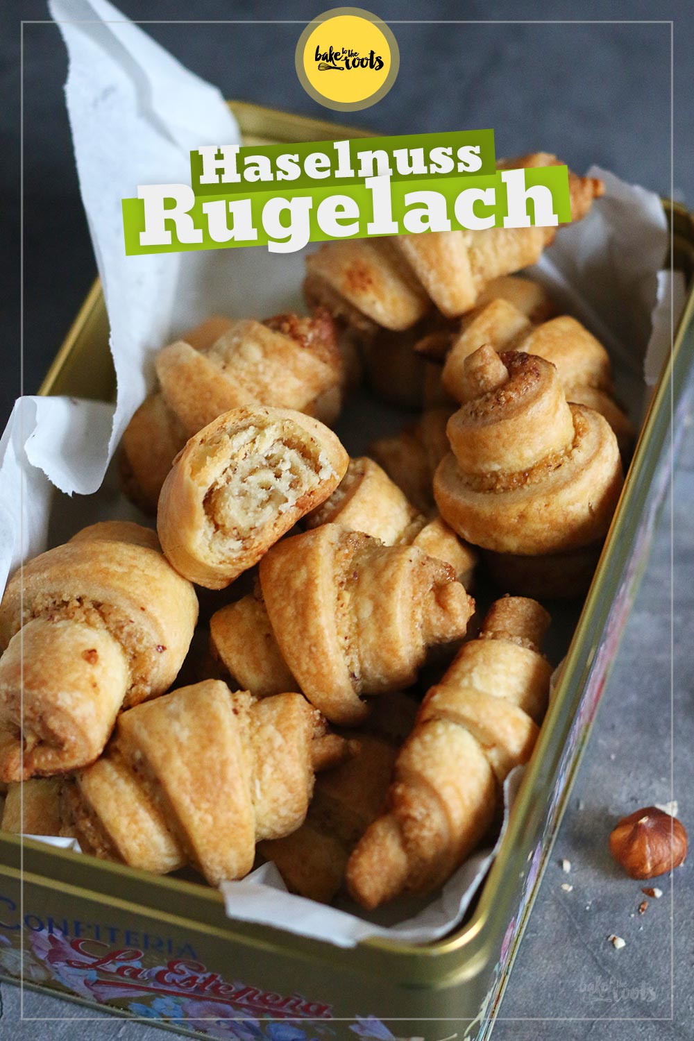 Einfache Haselnuss Rugelach | Bake to the roots