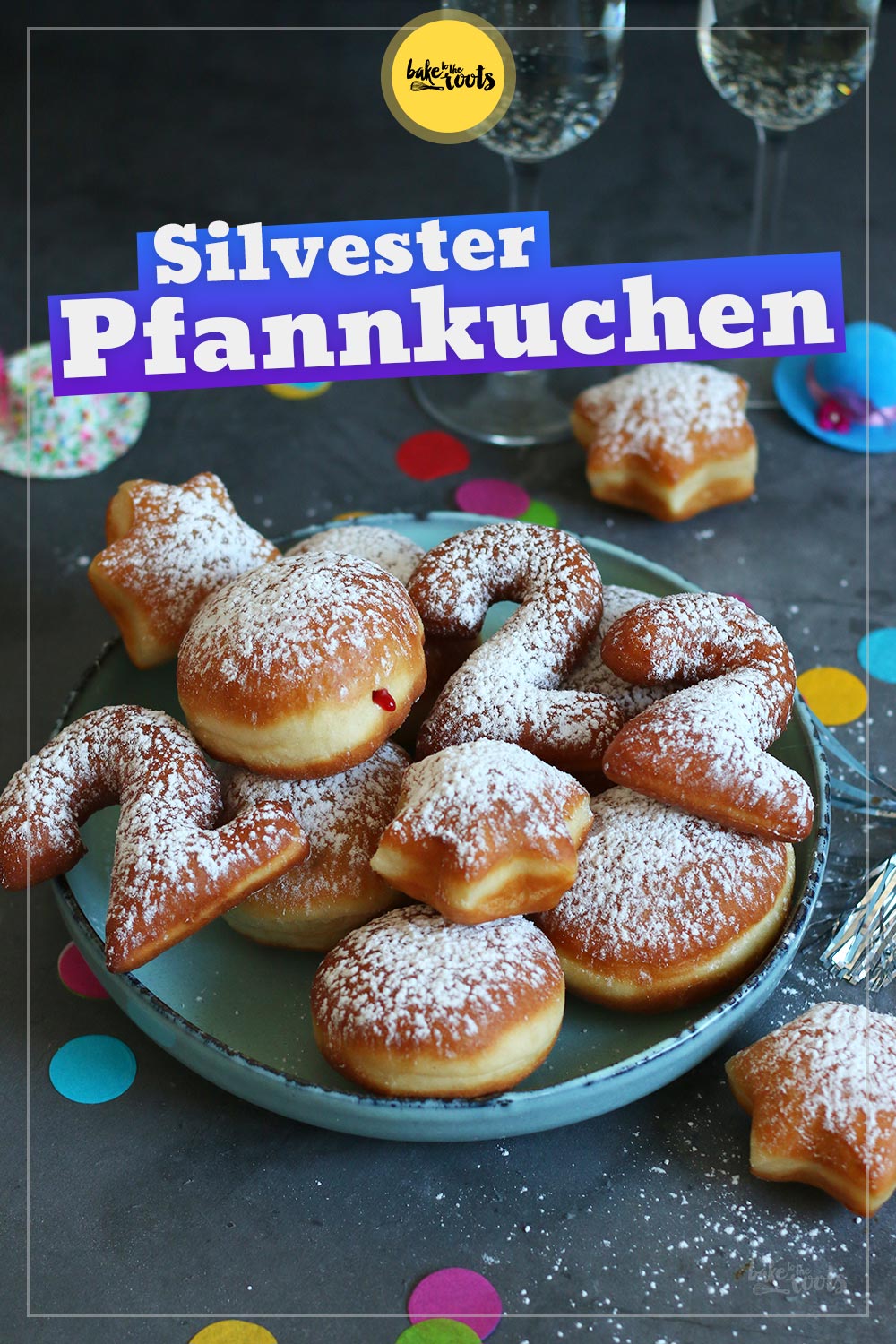 Silvester Berliner Pfannkuchen (Krapfen) | Bake to the roots