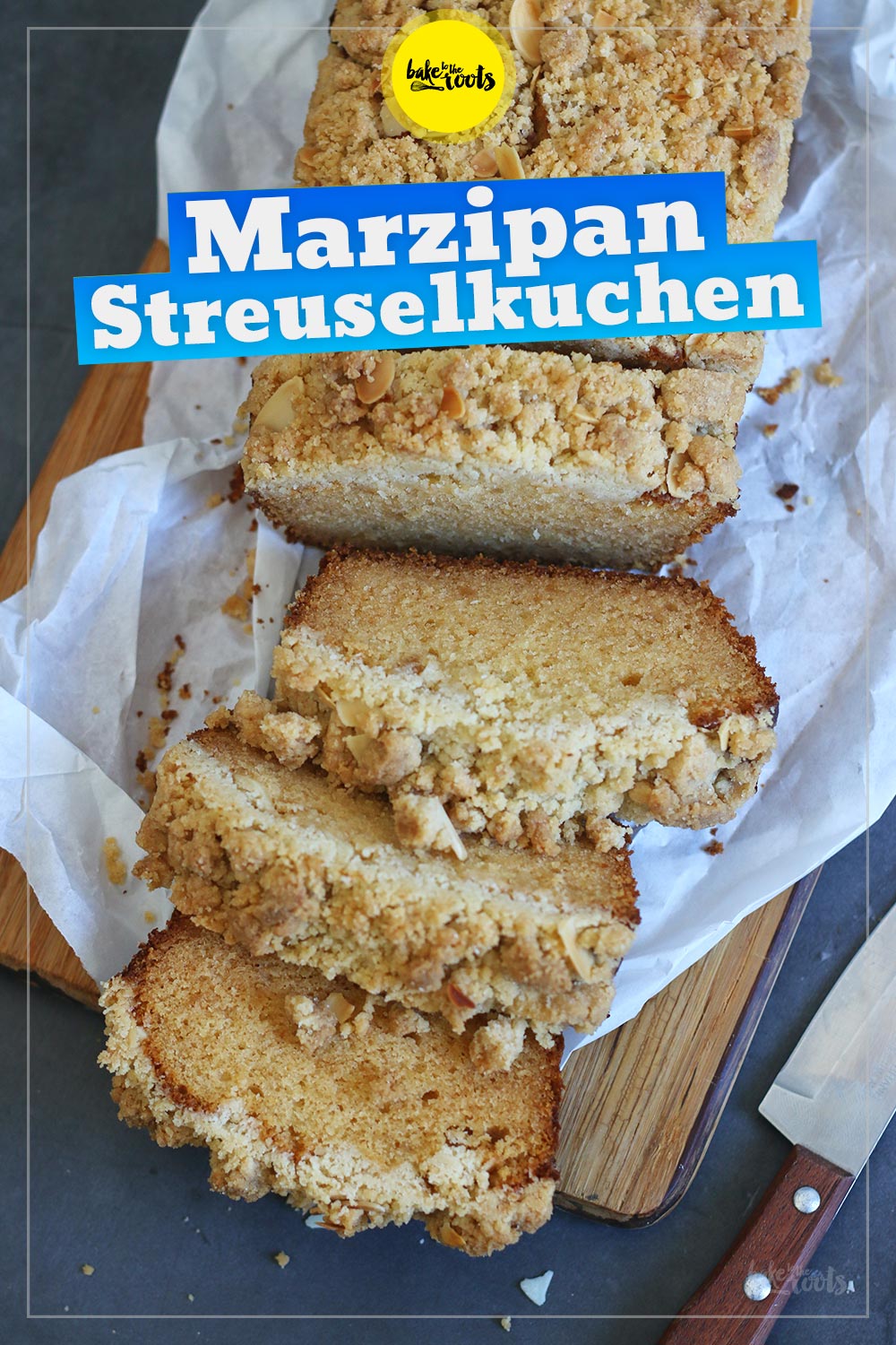 Einfacher Marzipan Streuselkuchen | Bake to the roots