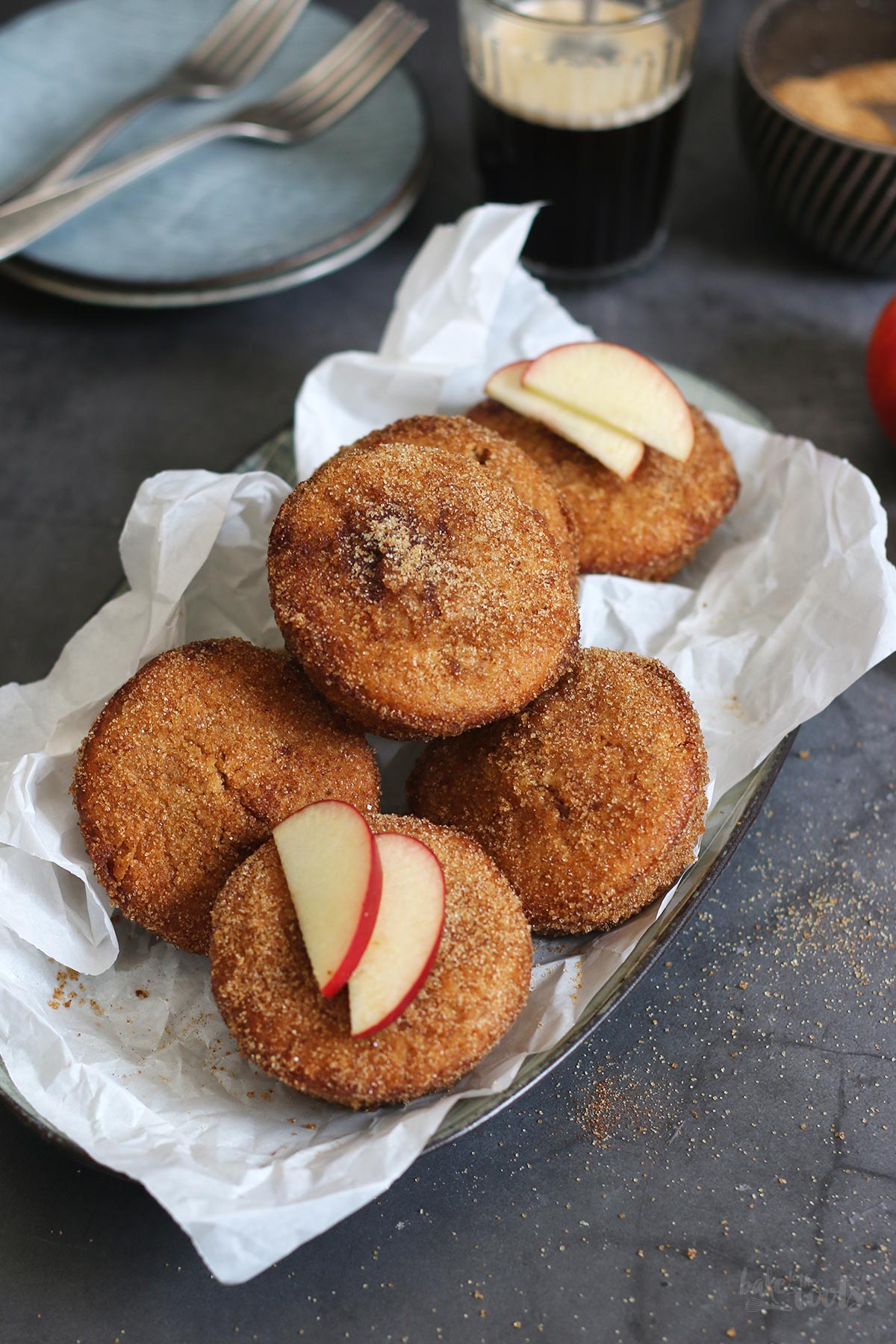 Einfache Apple Cider Muffins | Bake to the roots