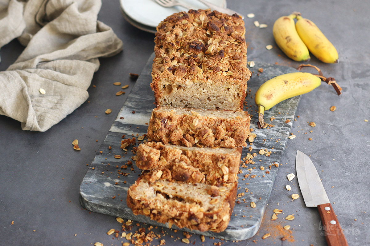 Vollkorn Zimt Bananenbrot | Bake to the roots