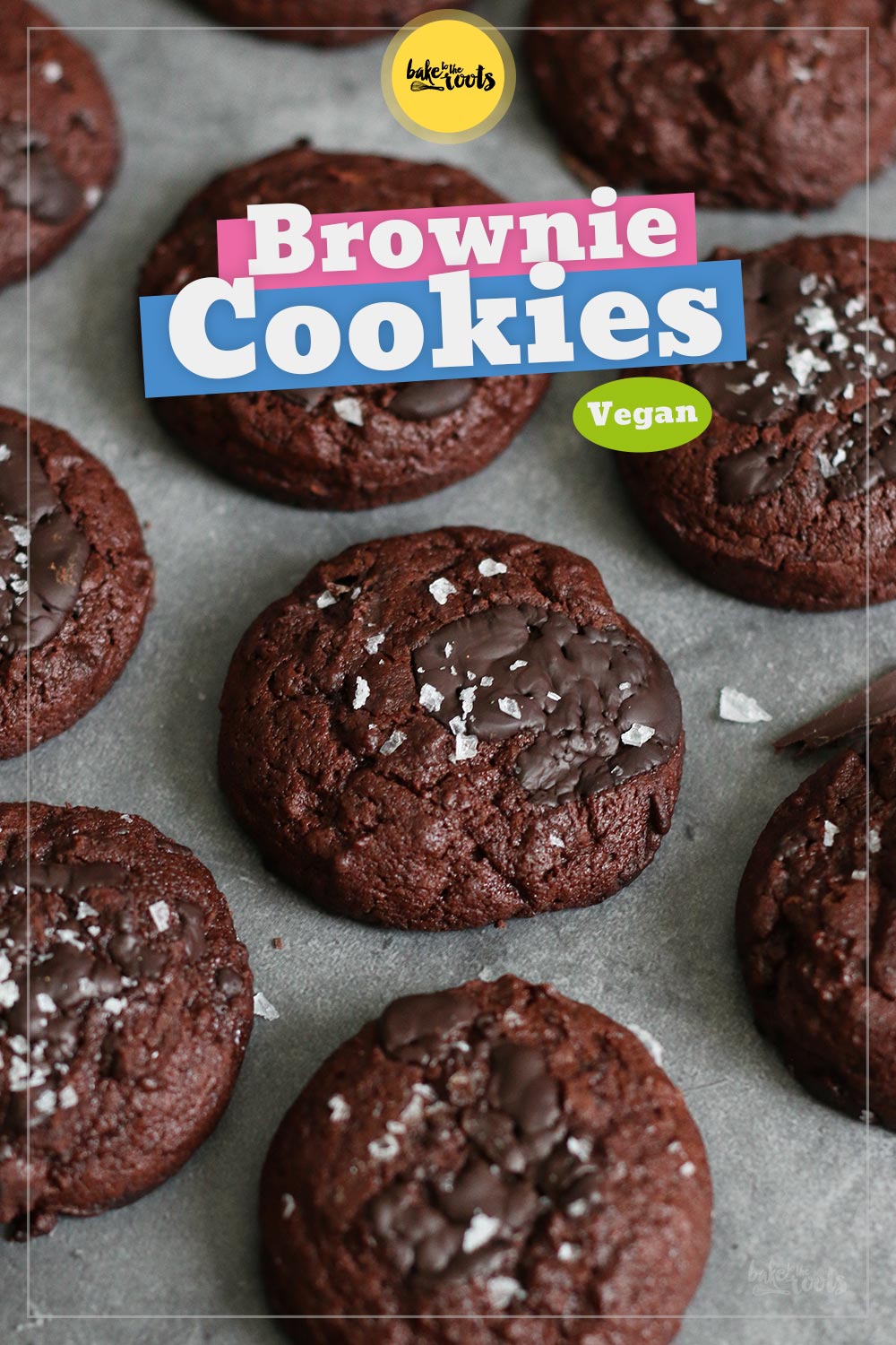 Vegane Brownie Cookies | Bake to the roots