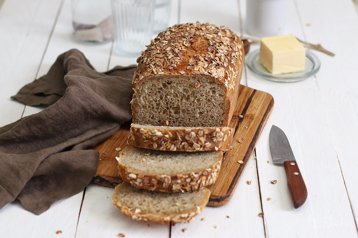 Kartoffelbrot mit Haferflocken | Bake to the roots