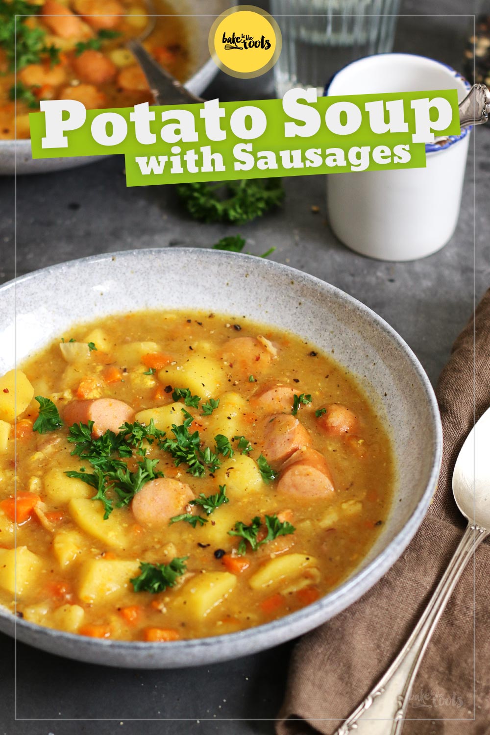 Easy Potato Soup with Sausages (Wieners) | Bake to the roots