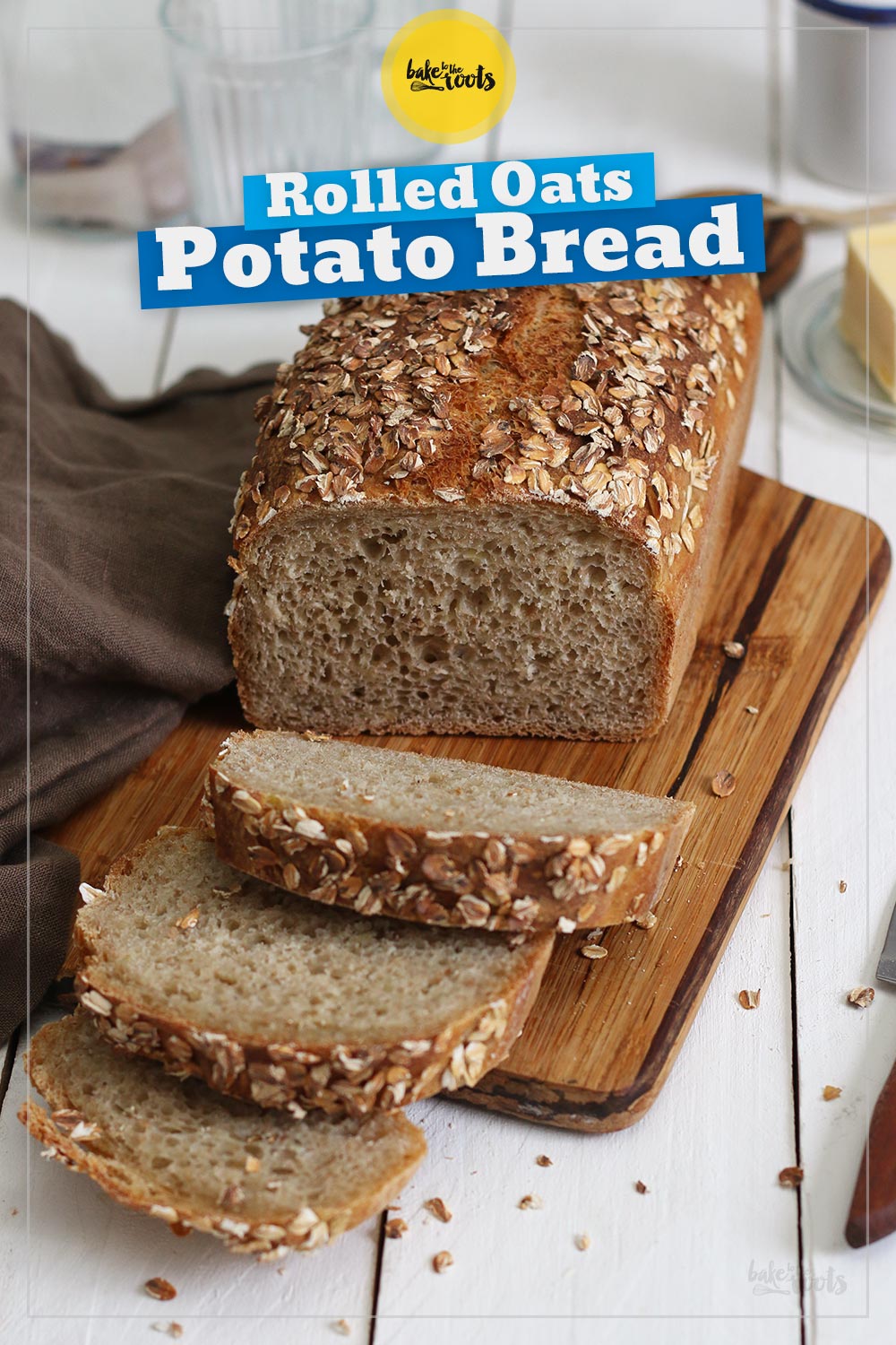 Easy Potato Bread with Rolled Oats | Bake to the roots