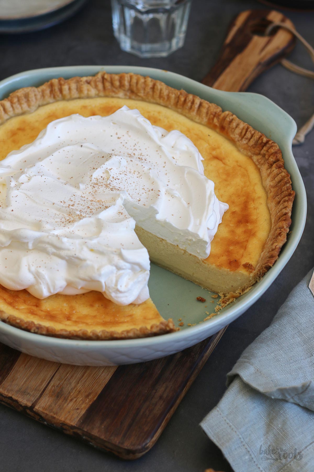 Easy Buttermilk Pie | Bake to the roots