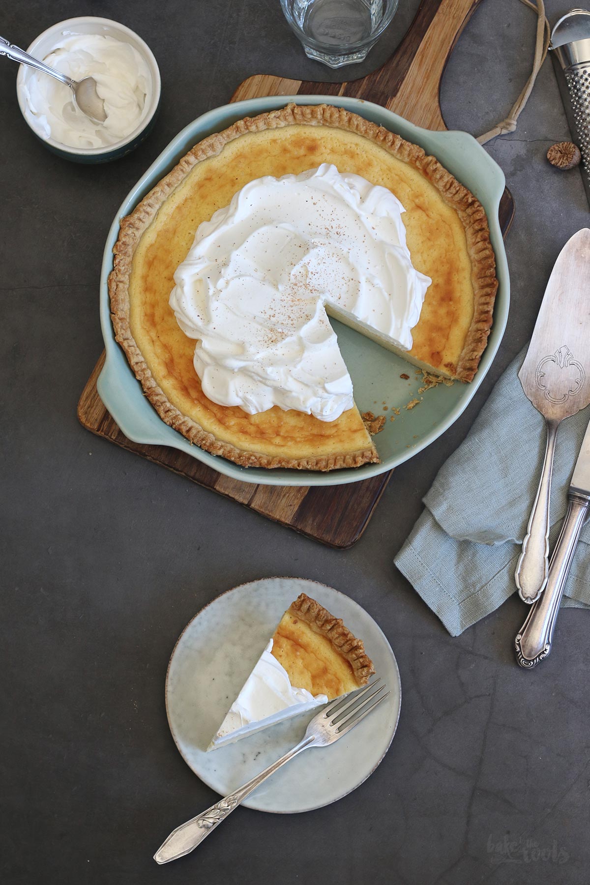 Easy Buttermilk Pie | Bake to the roots