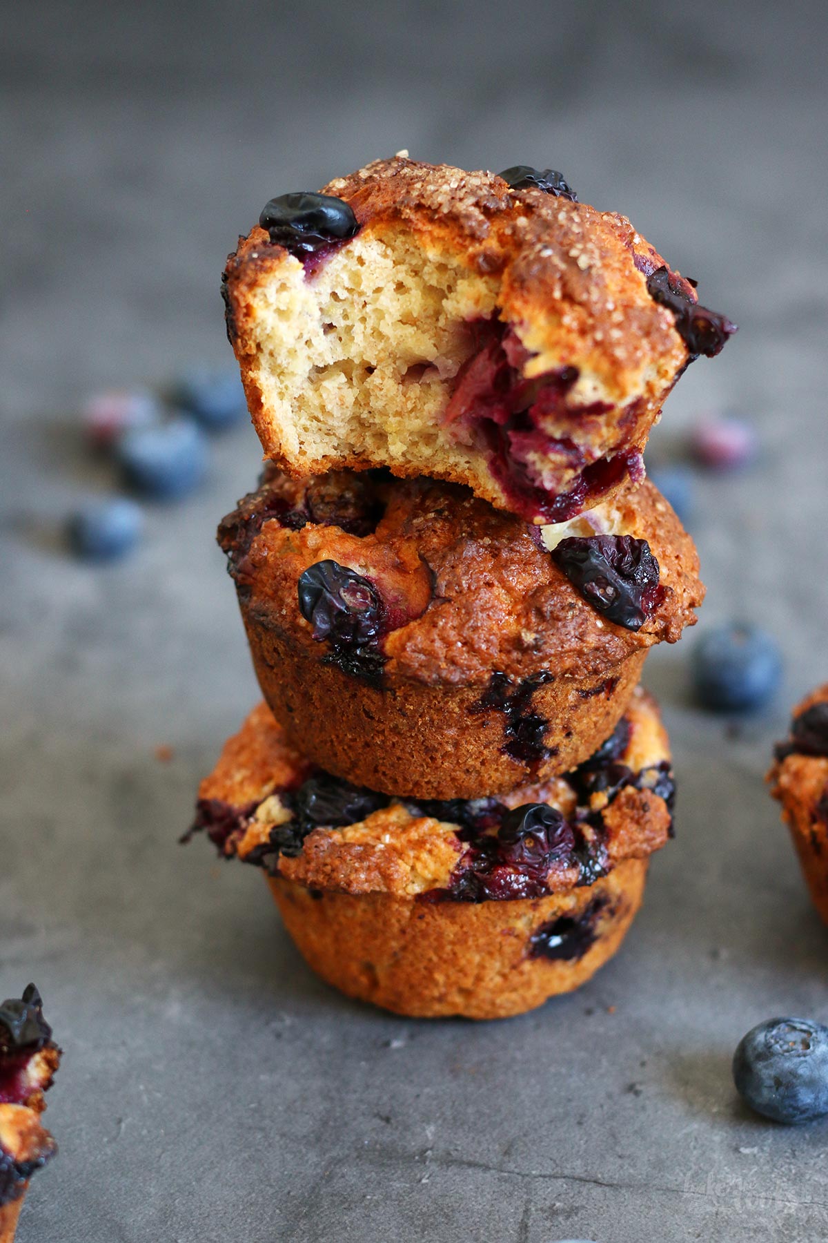 Quick & Easy Blueberry Muffins | Bake to the roots
