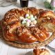 Marzipan Oster Hefekranz | Bake to the roots