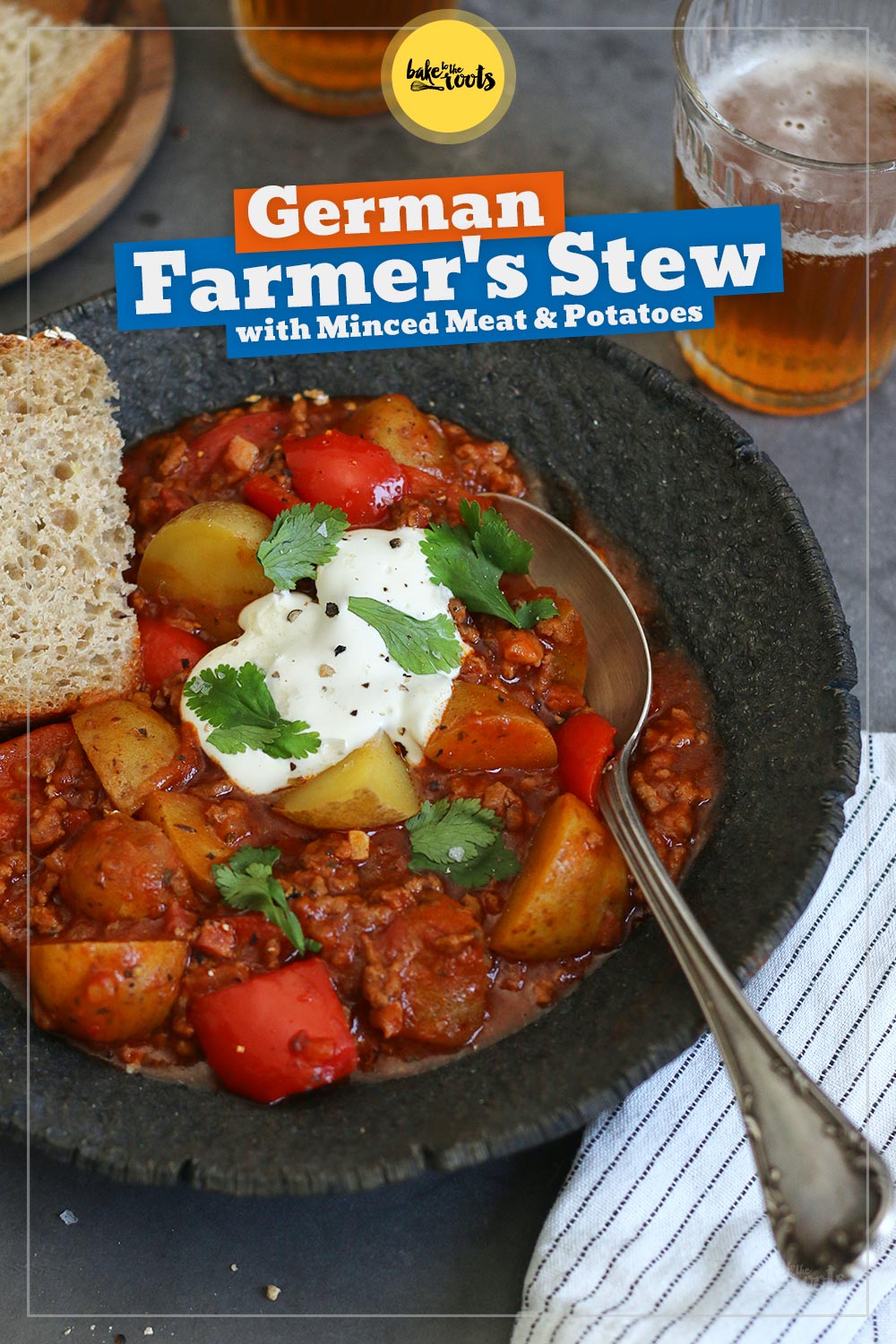 Farmer's Stew with Minced Meat and Potatoes | Bake to the roots
