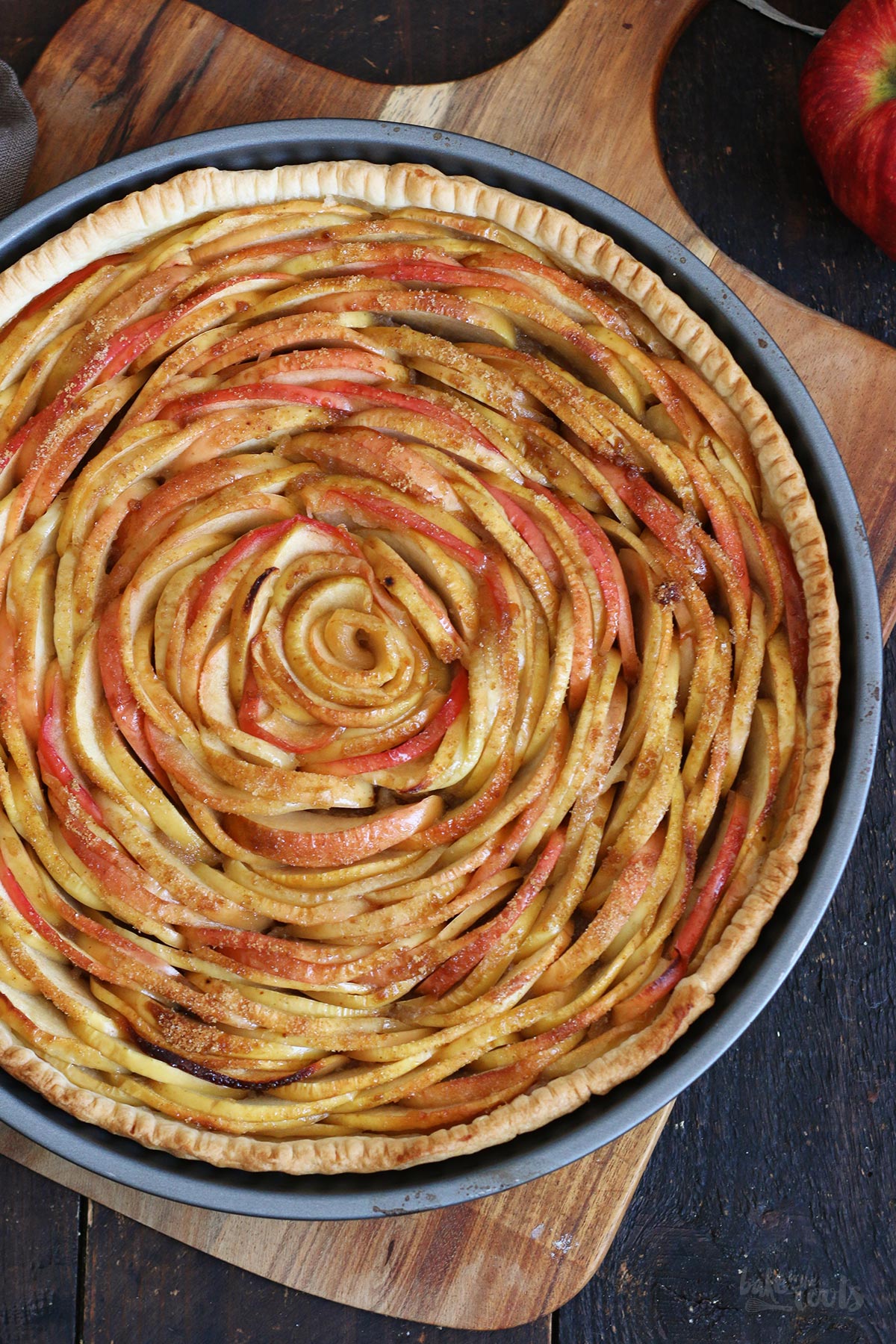 Normannische Apfeltarte | Bake to the roots