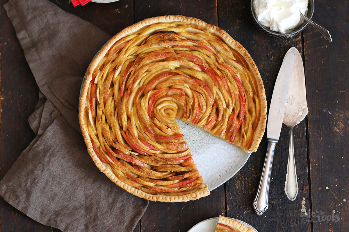 Normannische Apfeltarte | Bake to the roots