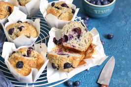 Jumbo Blueberry Lemon Poppy Seed Muffins | Bake to the roots