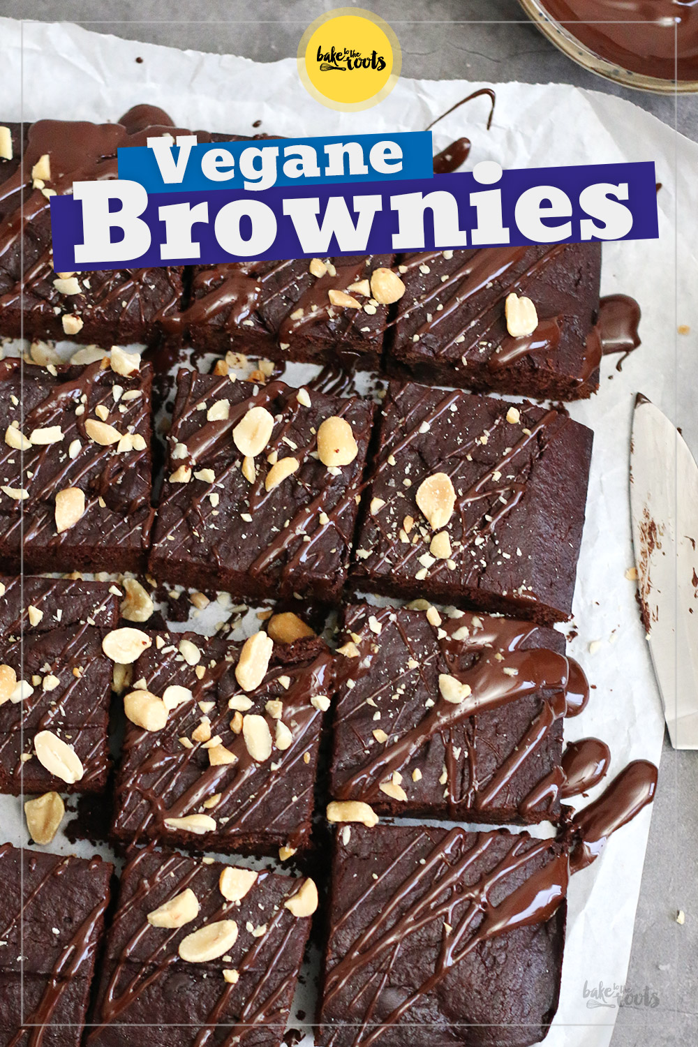 Easy Peasy Vegan Brownies | Bake to the roots