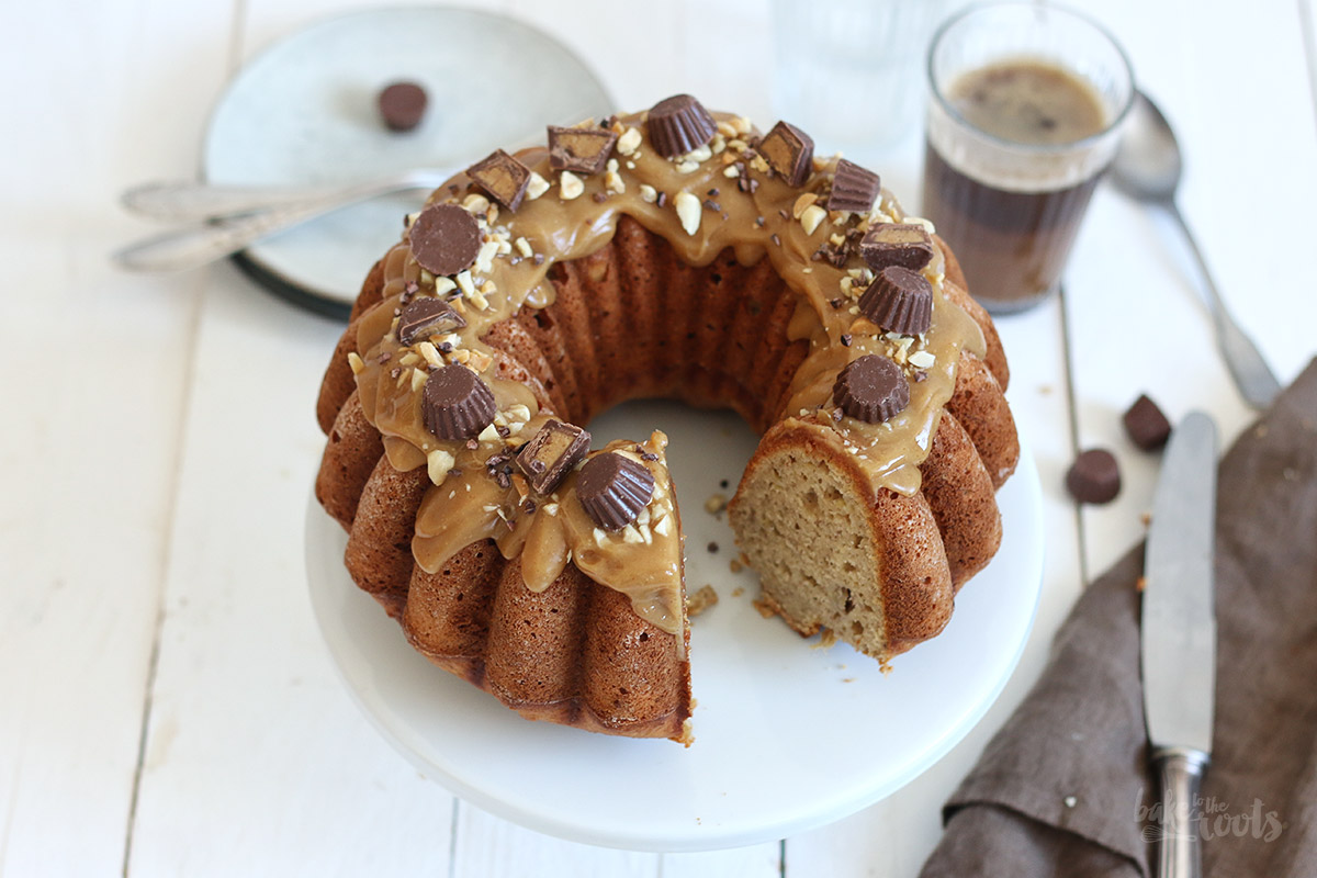 Banana & Peanut Butter Bundt Cake | Bake to the roots