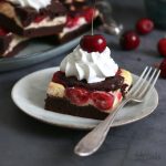 Cherry Chocolate Cheesecake Brownies | Bake to the roots