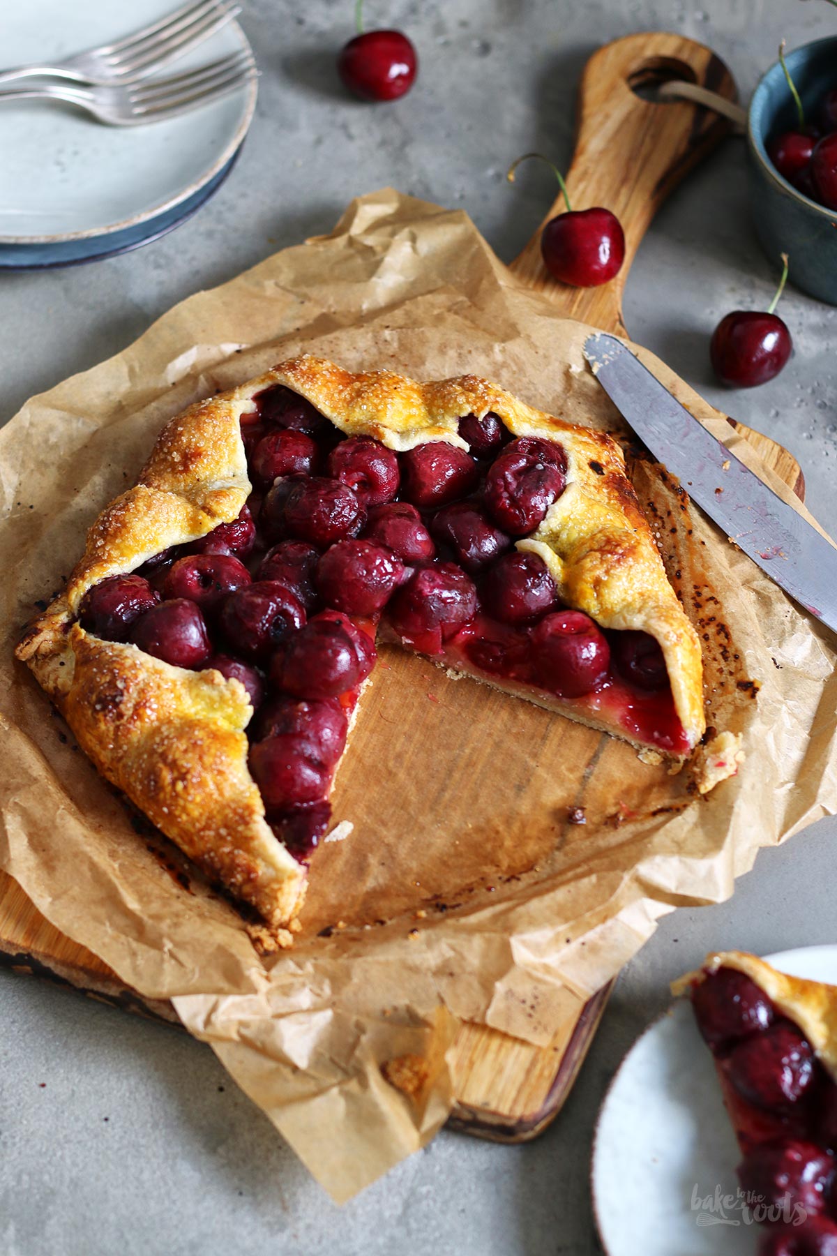 Cherry (Star) Galette | Bake to the roots