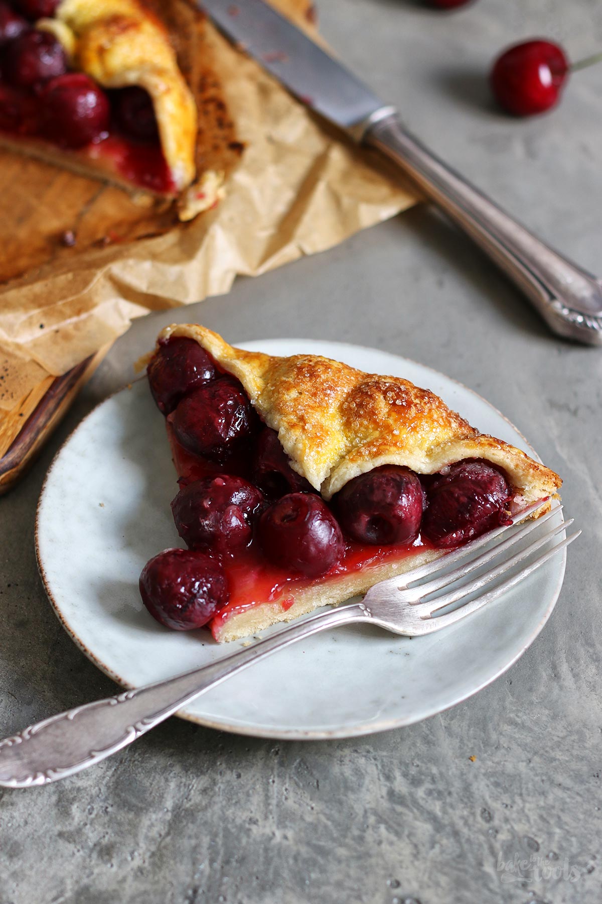 Cherry (Star) Galette | Bake to the roots