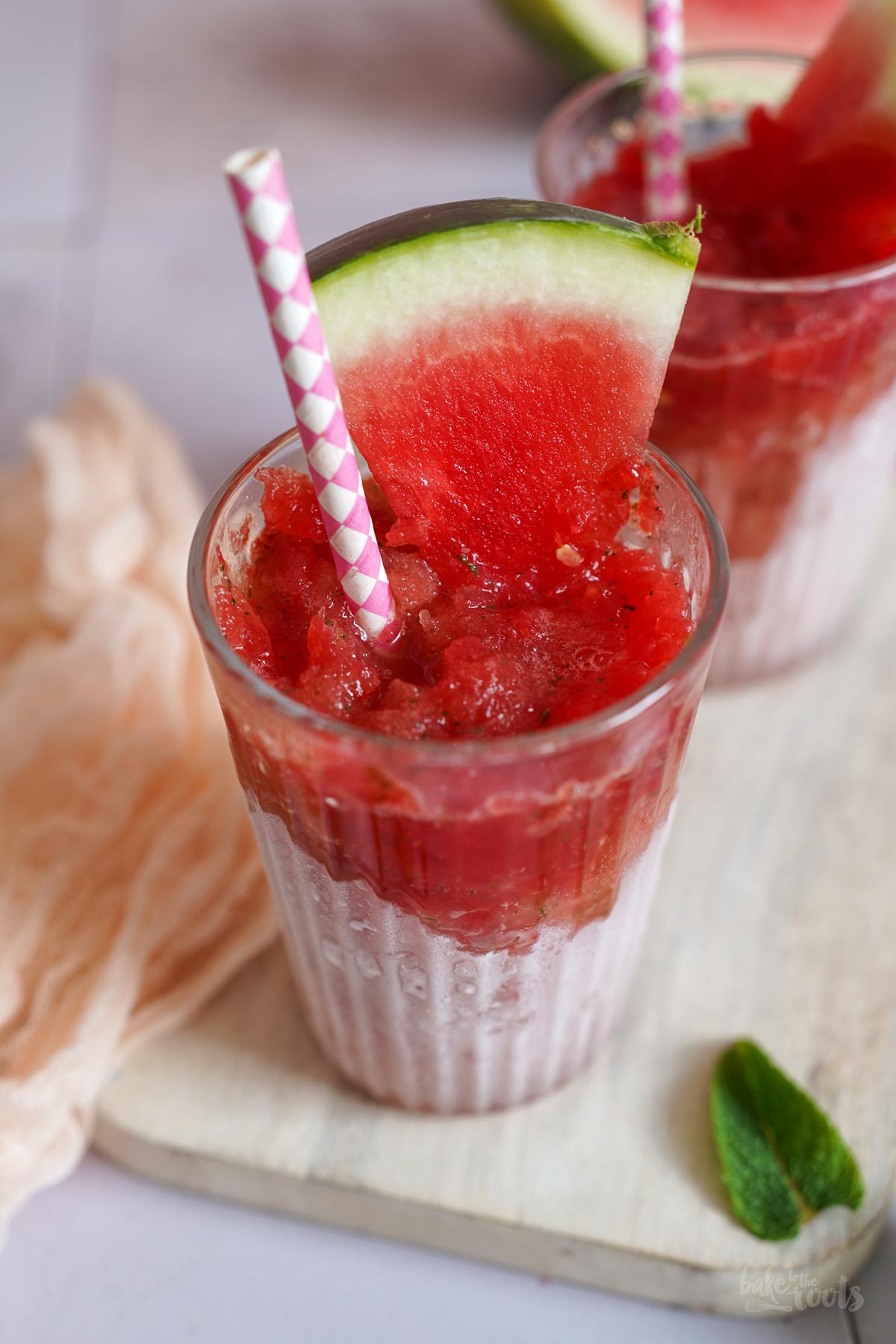 Frozen Watermelon Mojitos | Bake to the roots