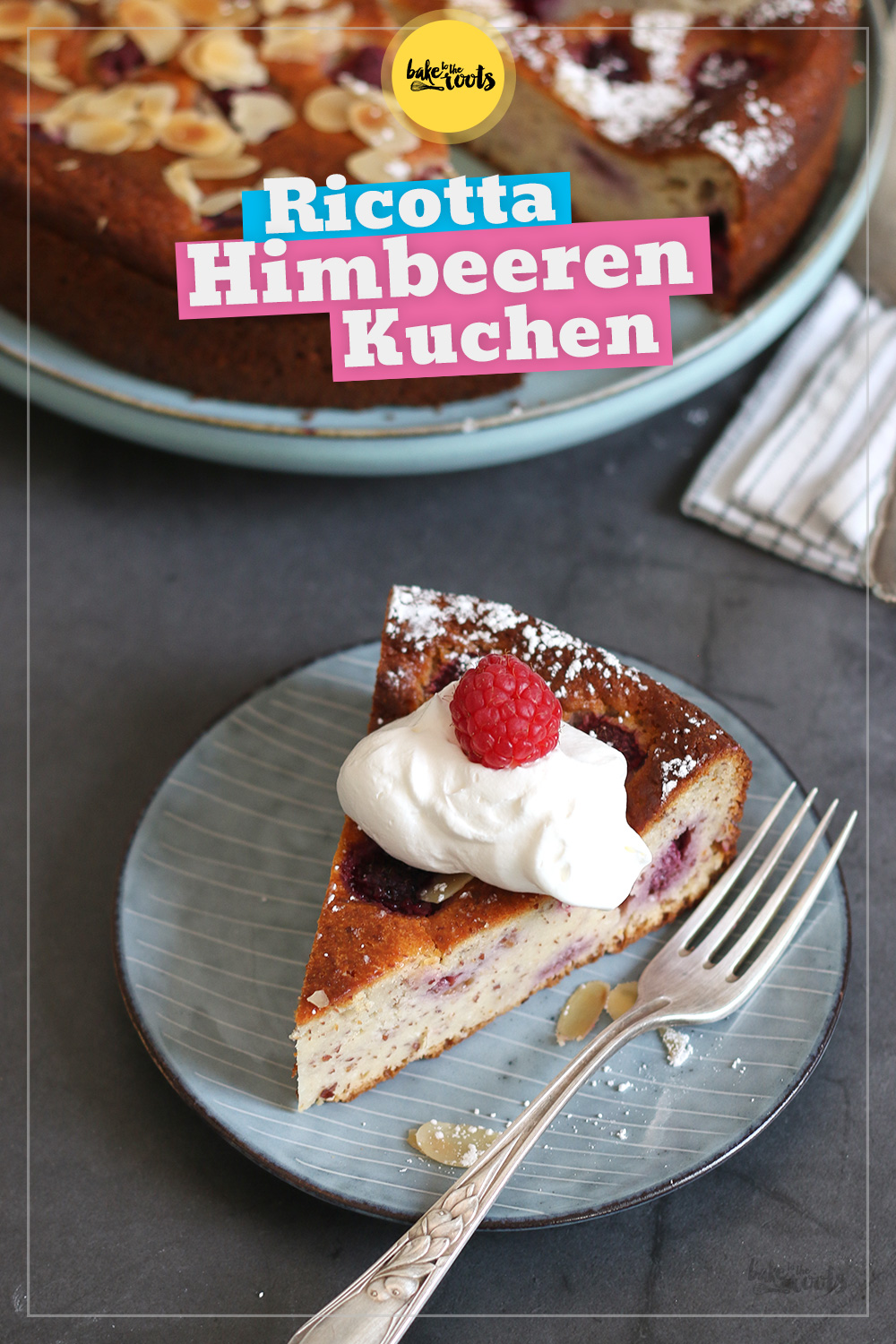 Ricotta Himbeeren Kuchen | Bake to the roots