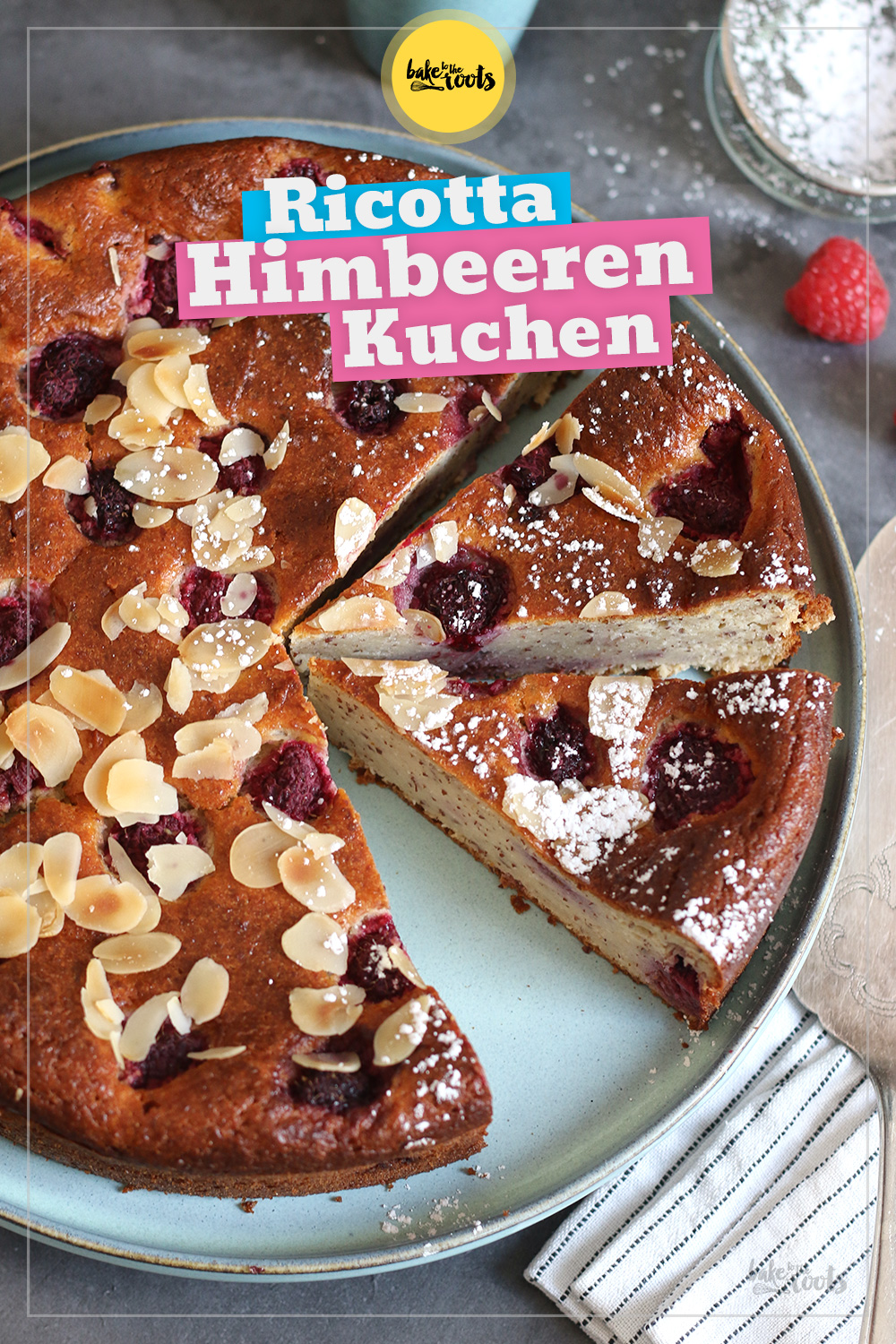Ricotta Himbeeren Kuchen | Bake to the roots