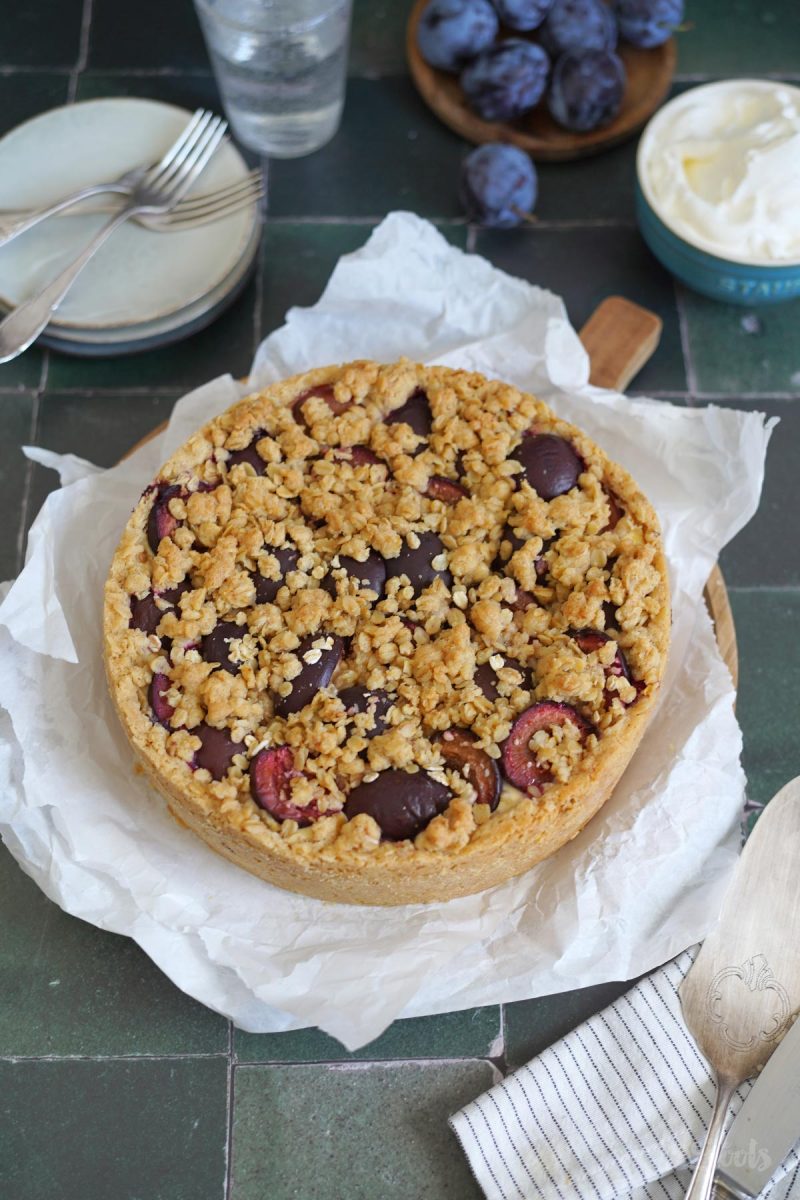 Zwetschgen Mohn Streusel Käsekuchen | Bake to the roots