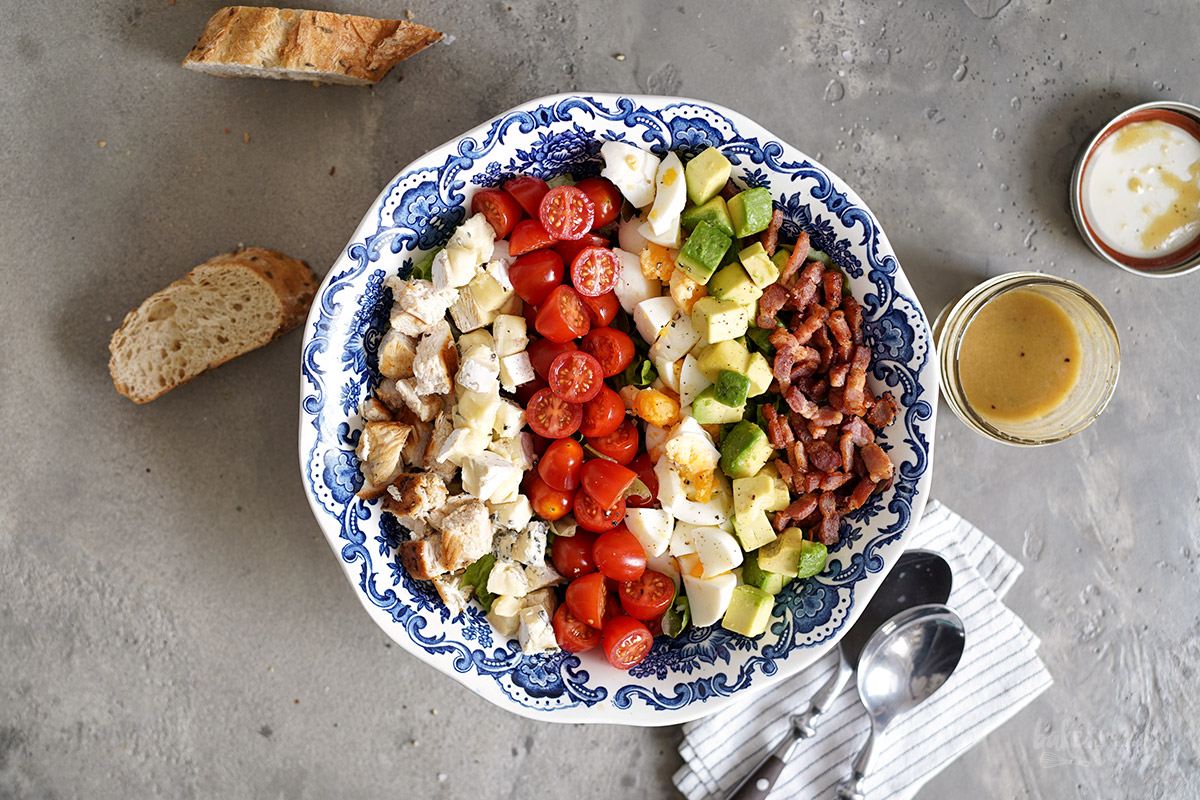 Einfacher Cobb Salad | Bake to the roots
