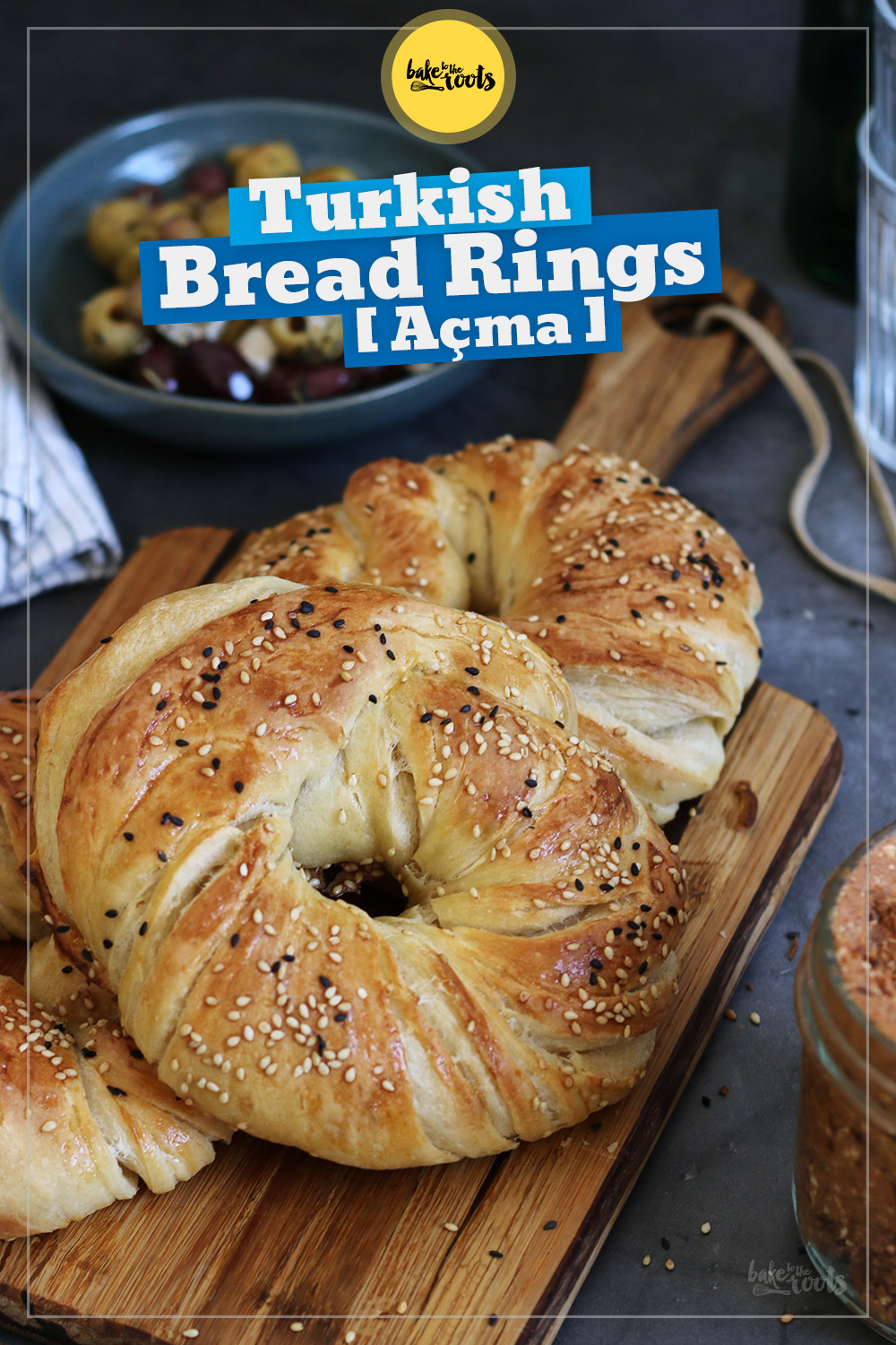 Turkish Bread Rings (Açma) | Bake to the roots