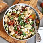 White Jumbo Beans Salad | Bake to the roots