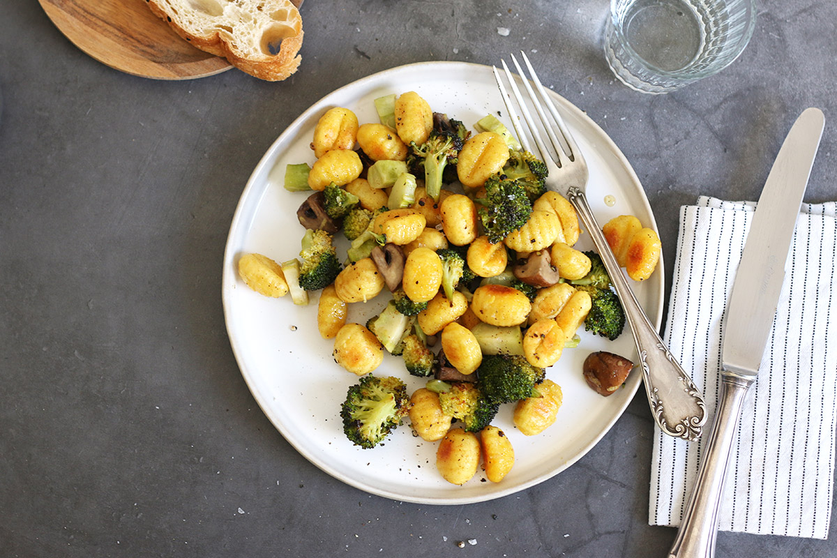 Gnocchi mit gebräunter Butter & Brokkoli | Bake to the roots