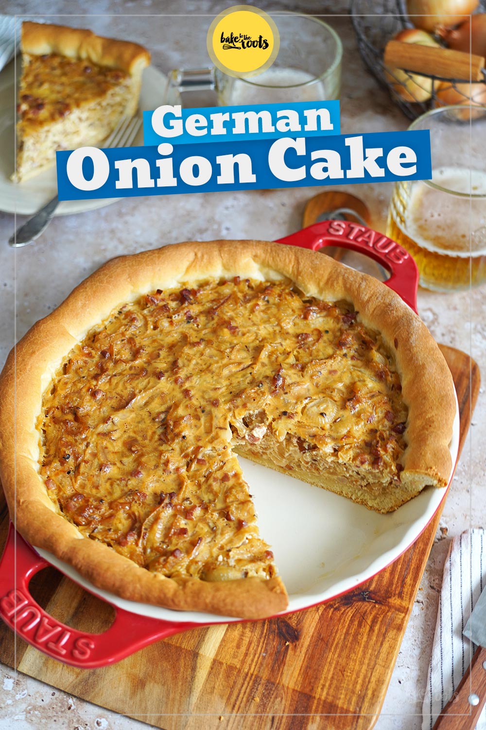 German Onion Cake aka. Zwiebelkuchen | Bake to the roots