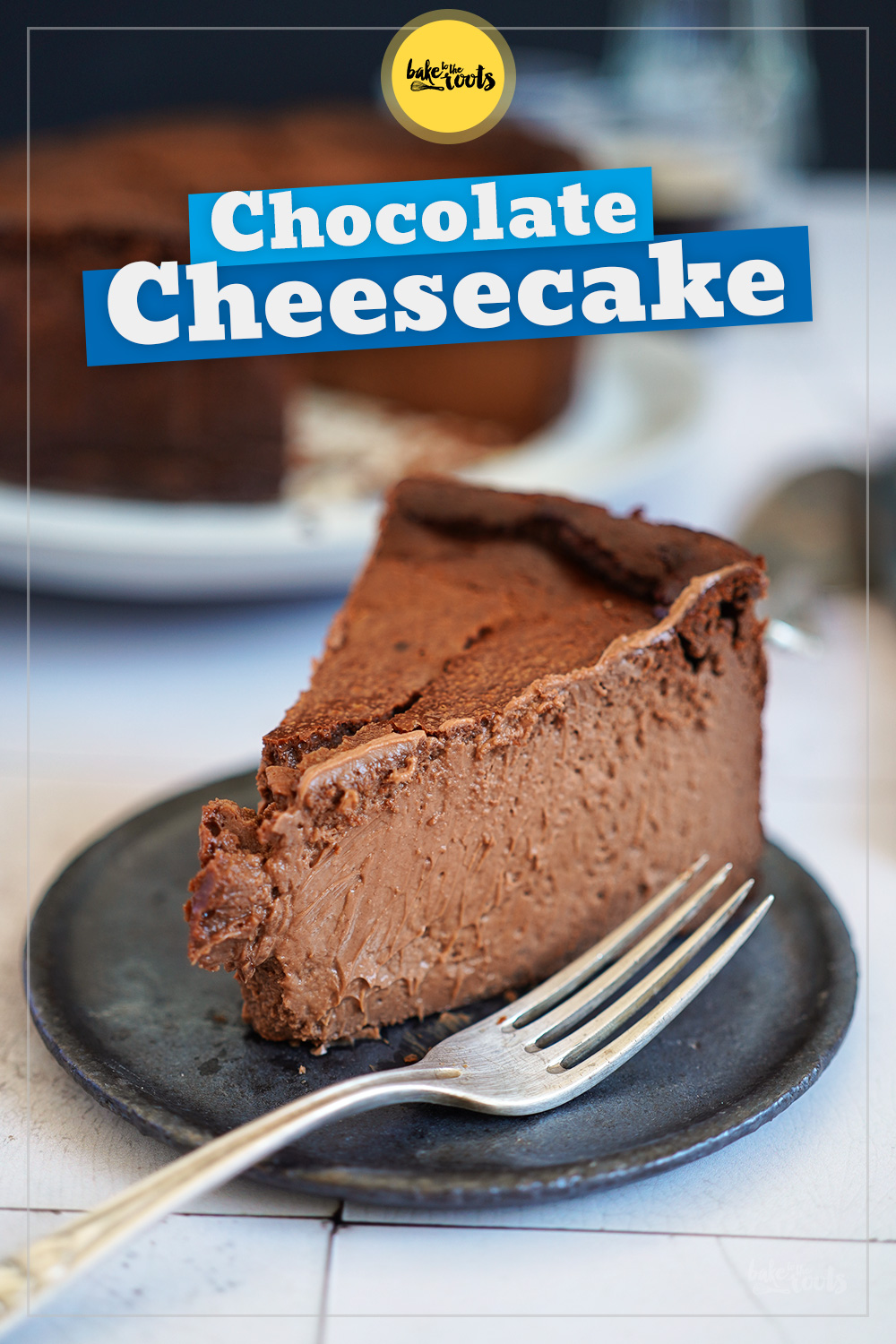 Basque Chocolate Cheesecake | Bake to the roots