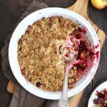 Cranberry Apple Crumble | Bake to the roots