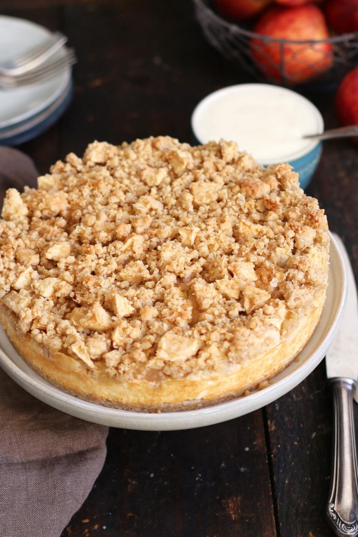Apfel Streusel Pudding Kuchen | Bake to the roots