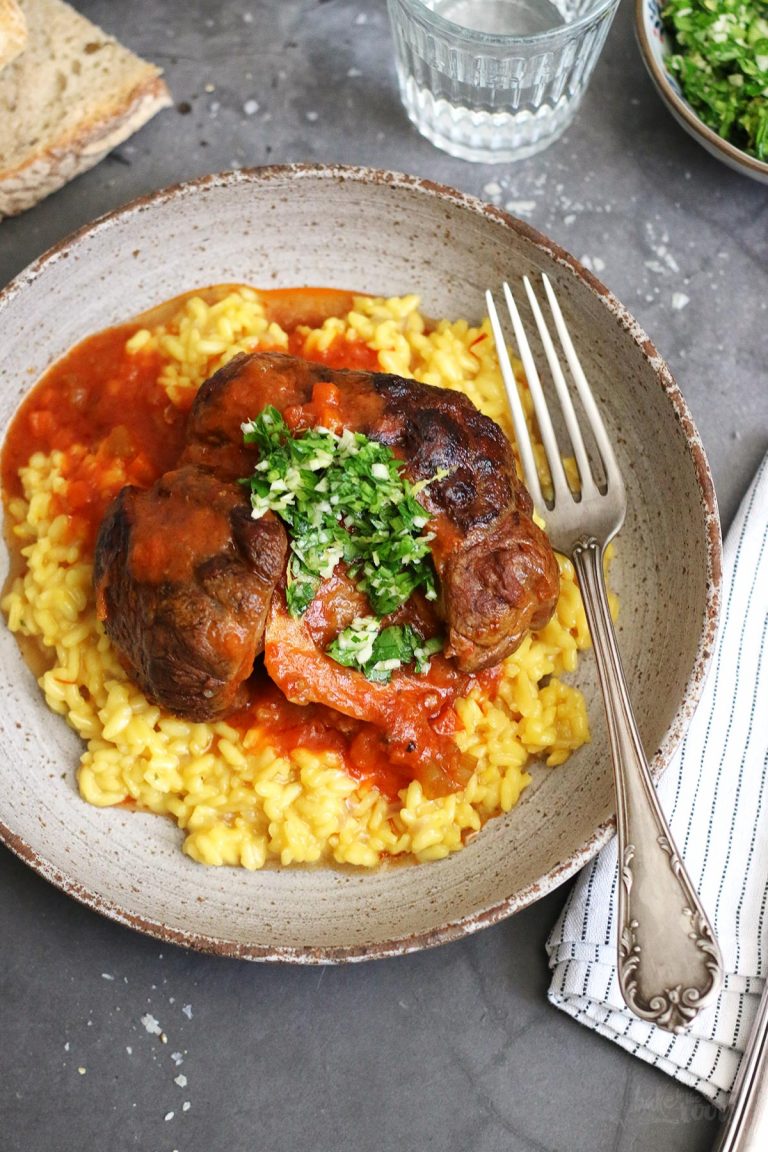 Ossobuco mit Gremolata (und Risotto alla Milanese) BTTR