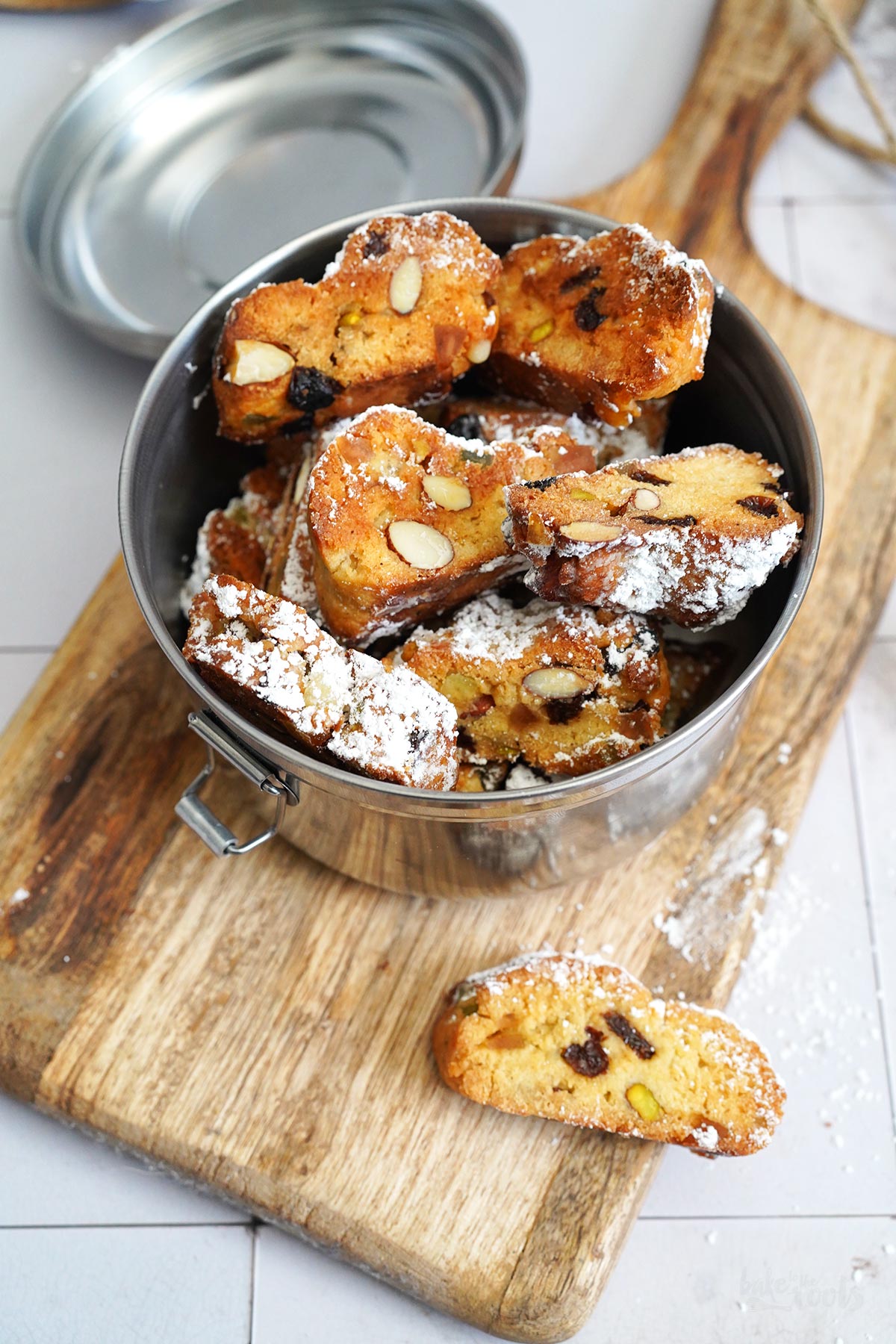 Christstollen Cantuccini | Bake to the roots