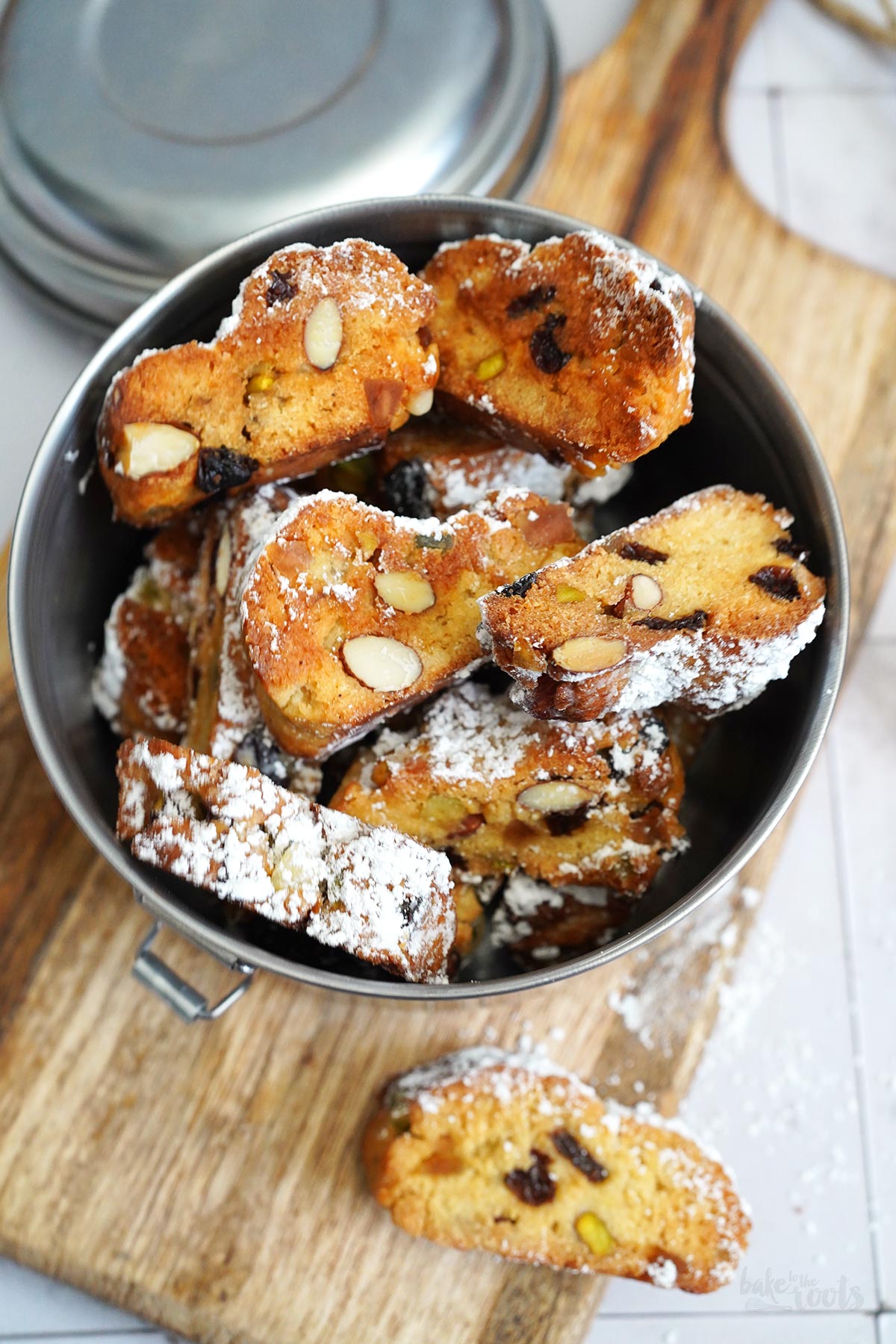Christstollen Cantuccini | Bake to the roots